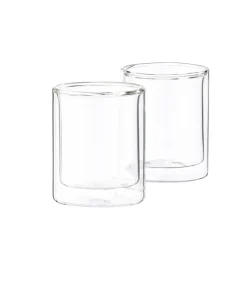 CASA Relax Vaso De Doble Pared Juego De 2 Transparente