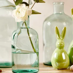 CASA Retro Florero-Botella Transparente