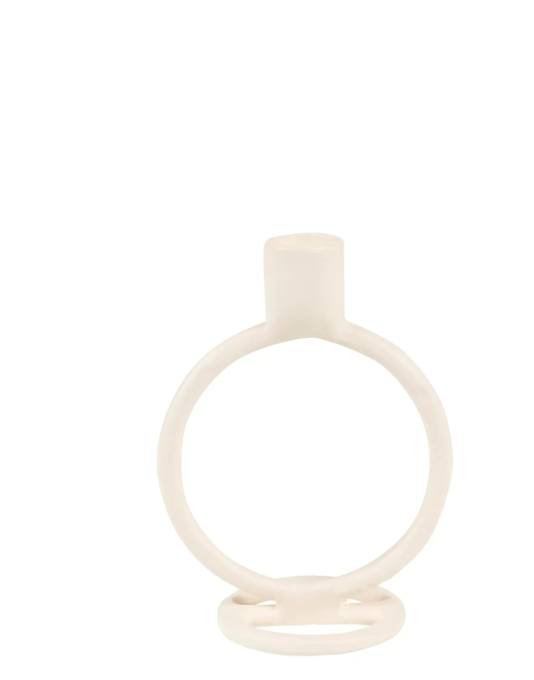 CASA Rings Candelabro Blanco