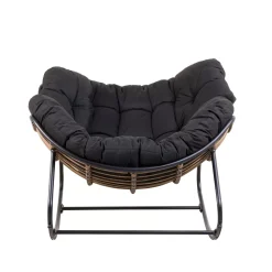 CASA Rocko Mecedora Negro