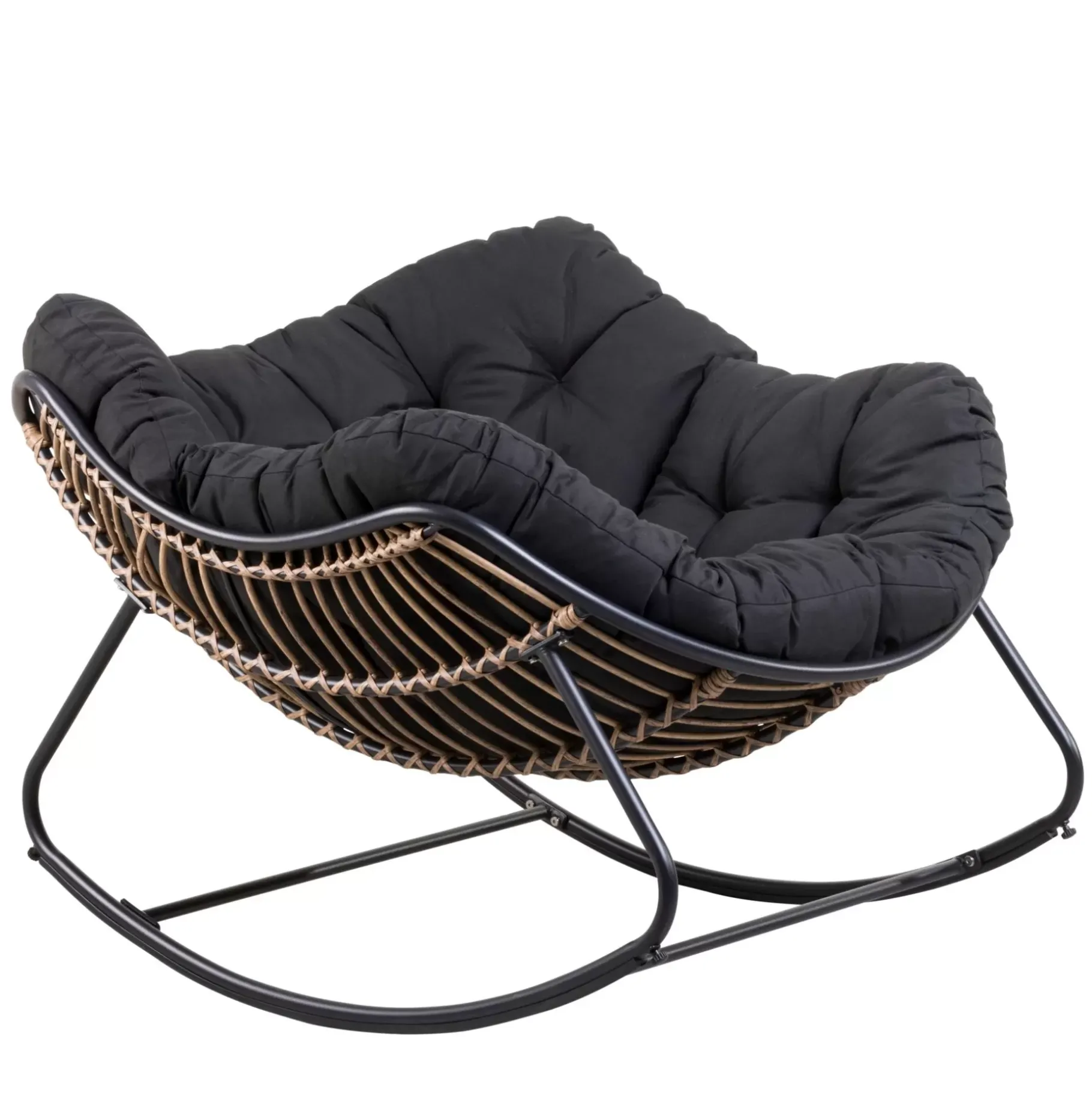 CASA Rocko Mecedora Negro