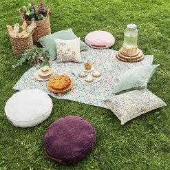 CASA Rondi Cojin Colchon Morado