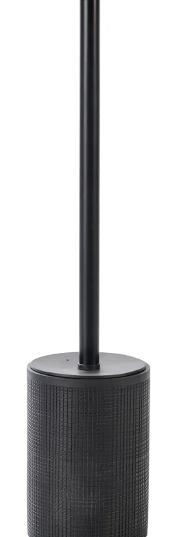 CASA Samourai Cepillo Wc En Soporte Negro