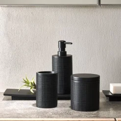 CASA Samourai Soporte De Algodones Con Tapa Negro