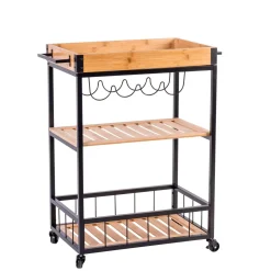 CASA Selmo Carrito De Cocina Natural