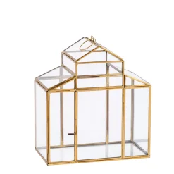 CASA Serre Terrario De Plantas Dorado