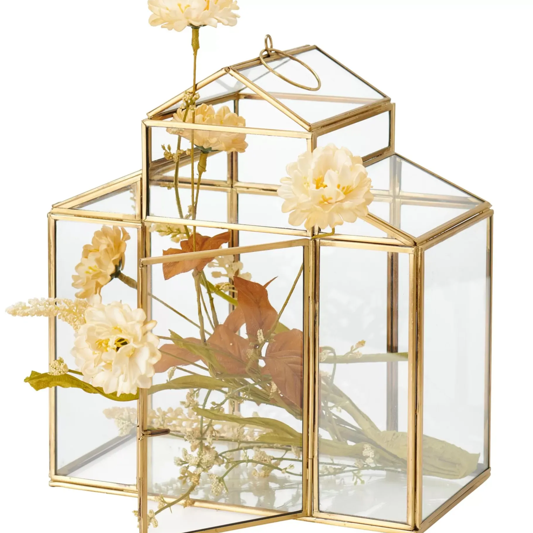 CASA Serre Terrario De Plantas Dorado