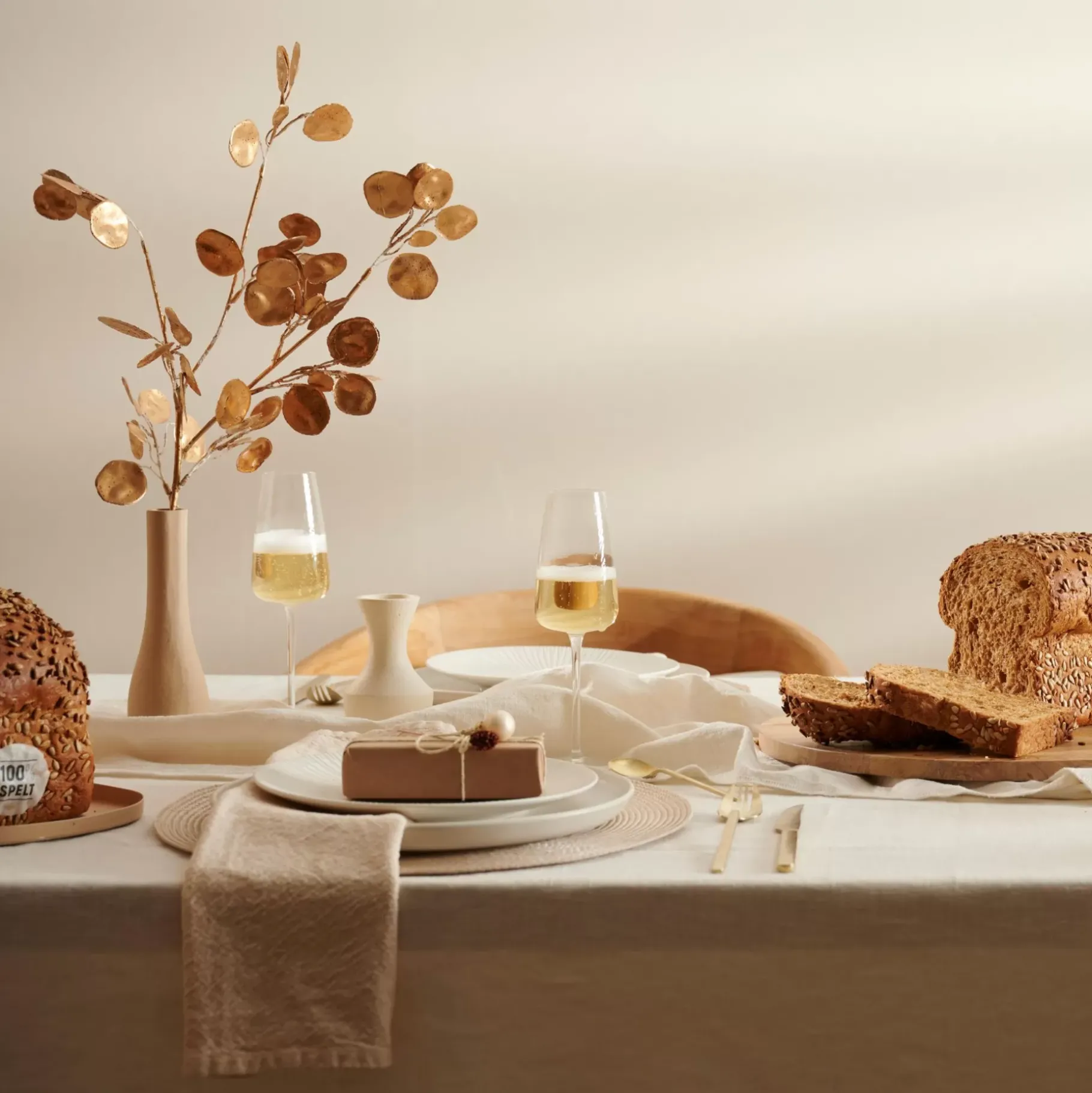 CASA Soulstripes Ivory Plato Marfil