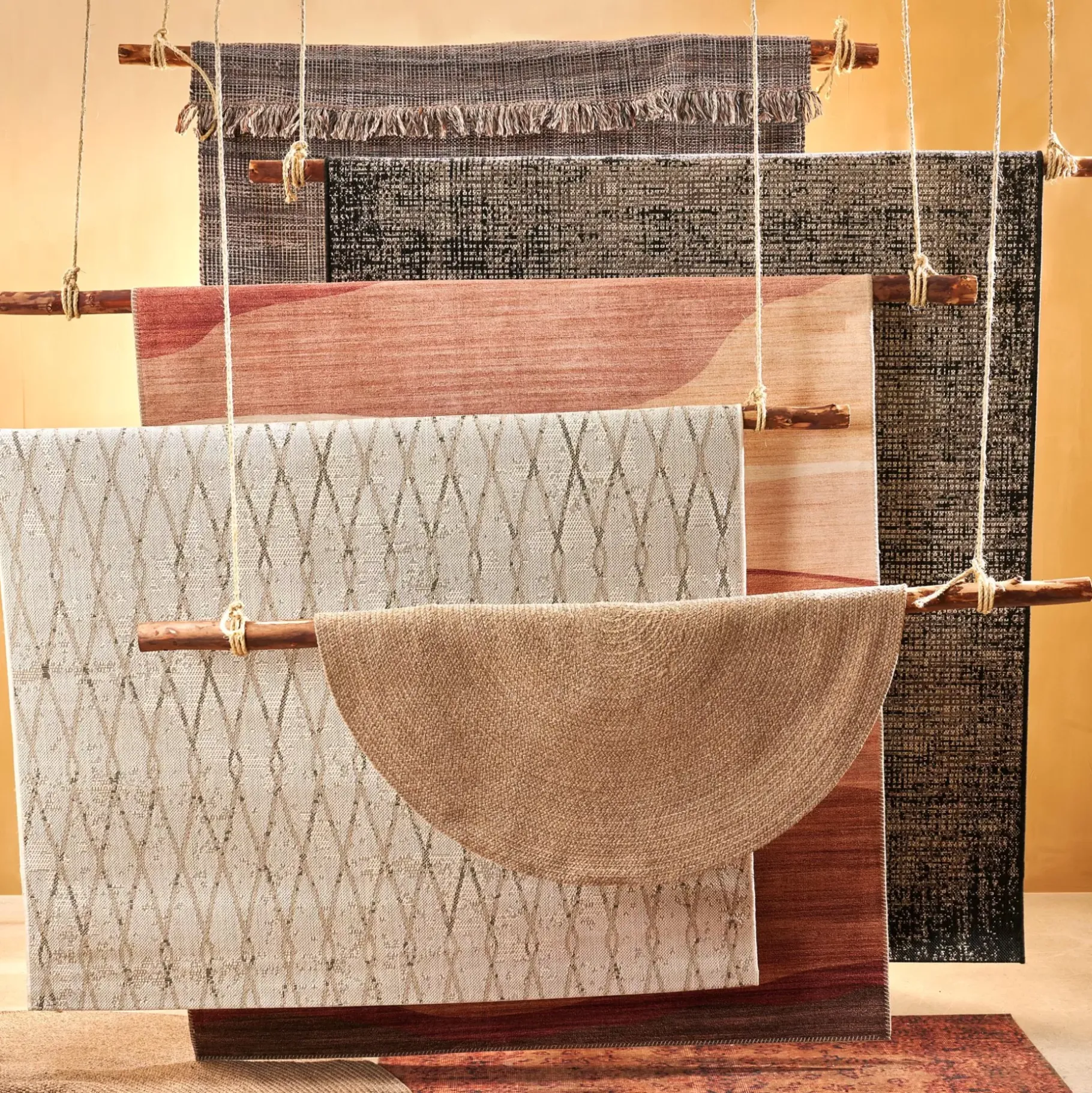 CASA Stenne Alfombra Gris, Beis