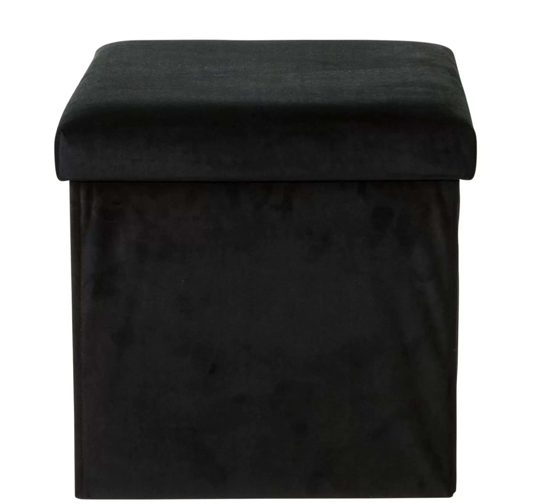 CASA Stor Puf Plegable Funcion Almac. Negro