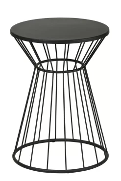 CASA Strapes Mesa Auxiliar Negro