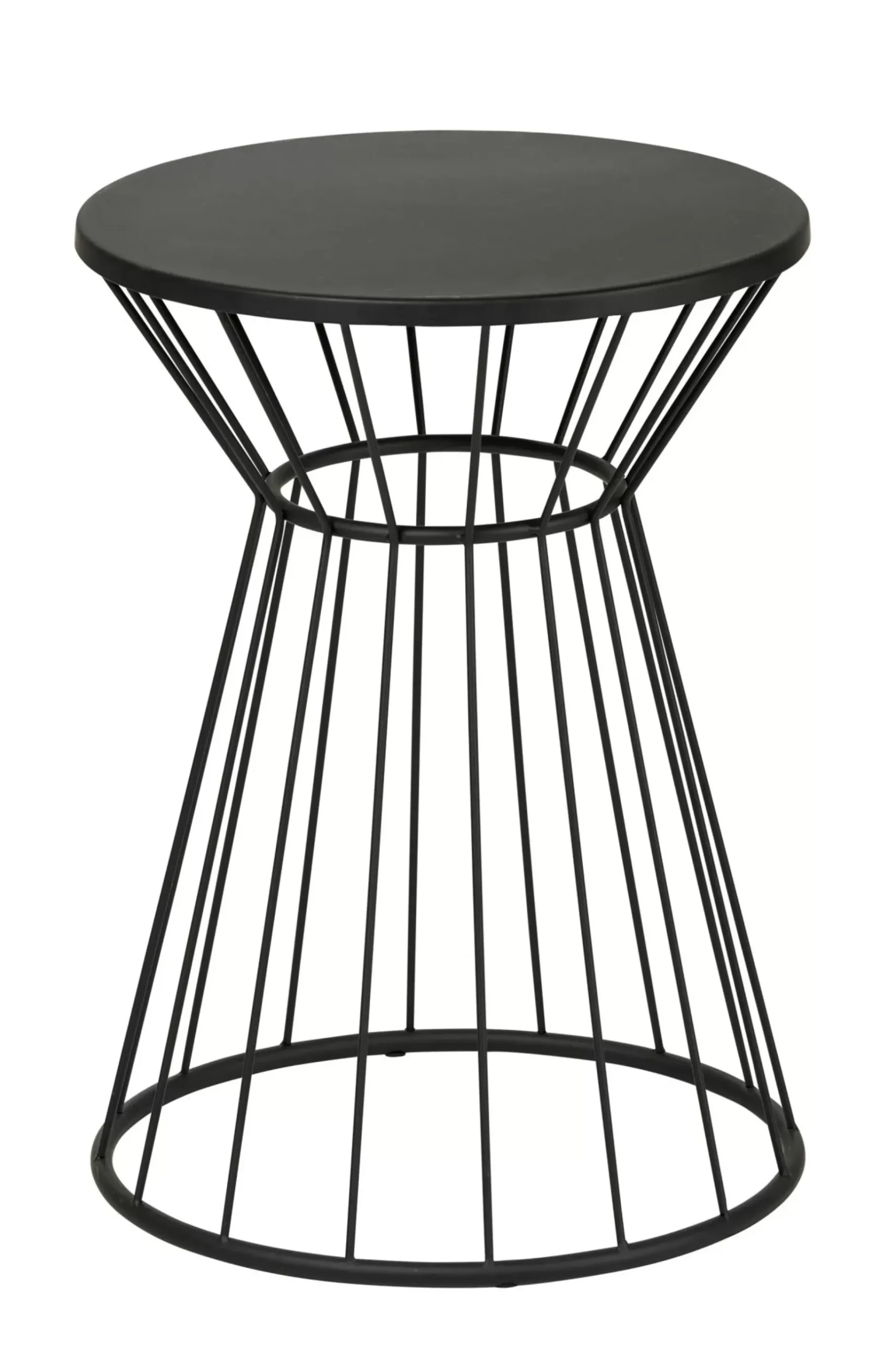 CASA Strapes Mesa Auxiliar Negro