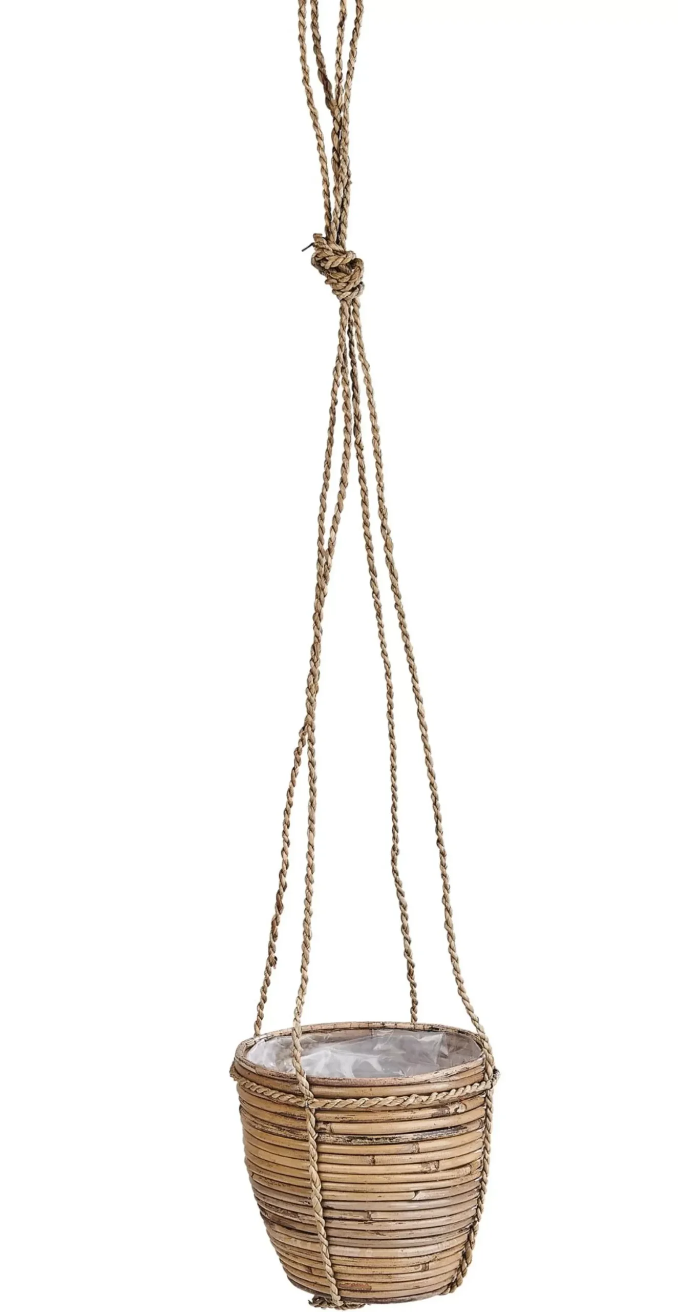 CASA Stripe Macetero Colgante Natural
