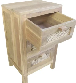 CASA Teck Cajonera 3 Cajones Natural