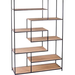 CASA Trapp Estanteria De Pared Negro