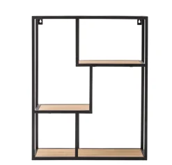 CASA Trapp Estanteria Para Colgar Negro