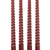 CASA Twist Velas Retorcidas Juego De 4 Rojo