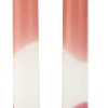 CASA Two Velas Juego De 2 Blanco, Rojo, Multicolor, Color Rosa Viejo