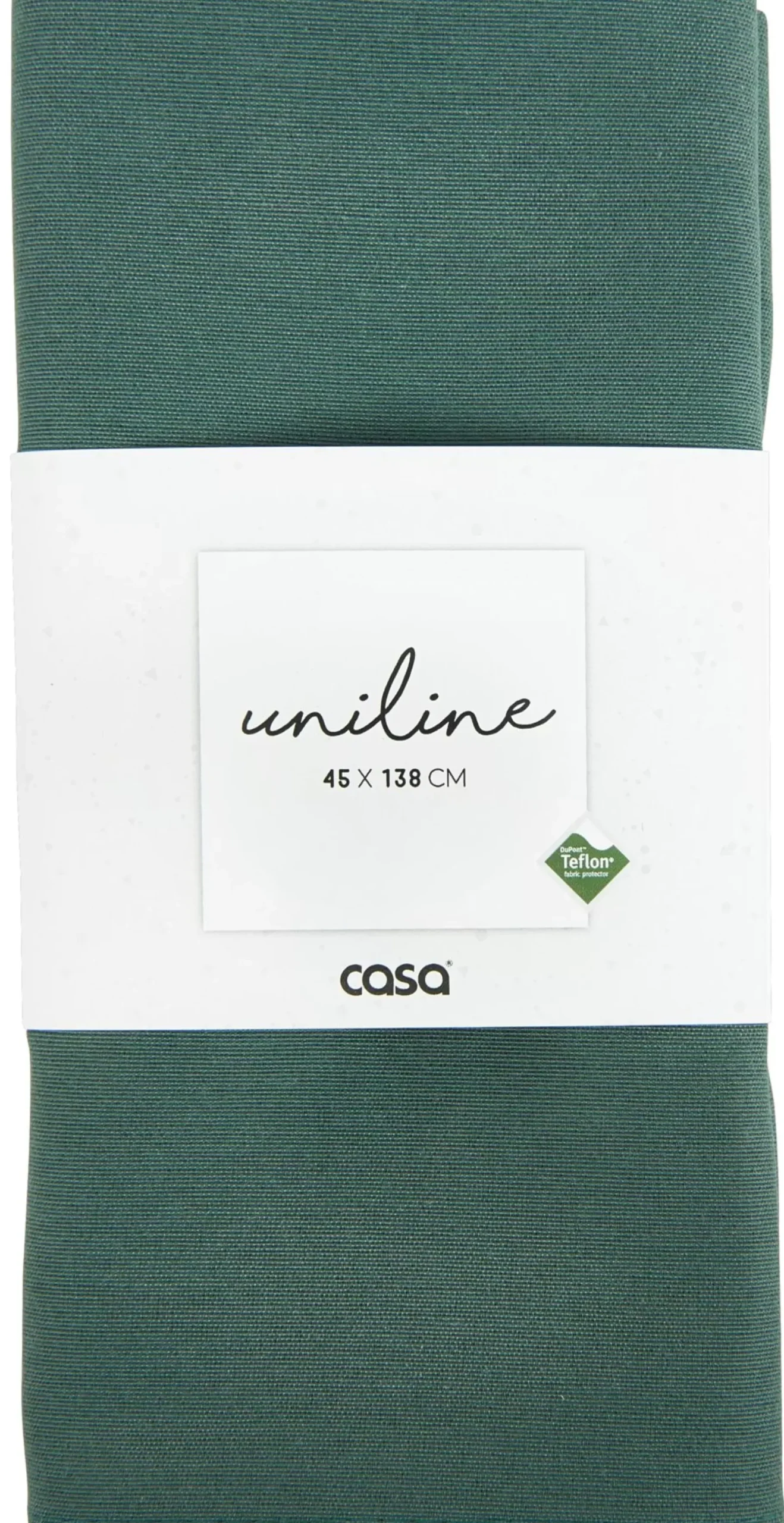 CASA Uniline Camino De Mesa Verde Oscuro