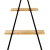 CASA Vermont Estanteria De Pared Negro, Natural