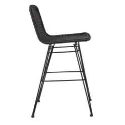 CASA Vienna Silla De Bar Negro