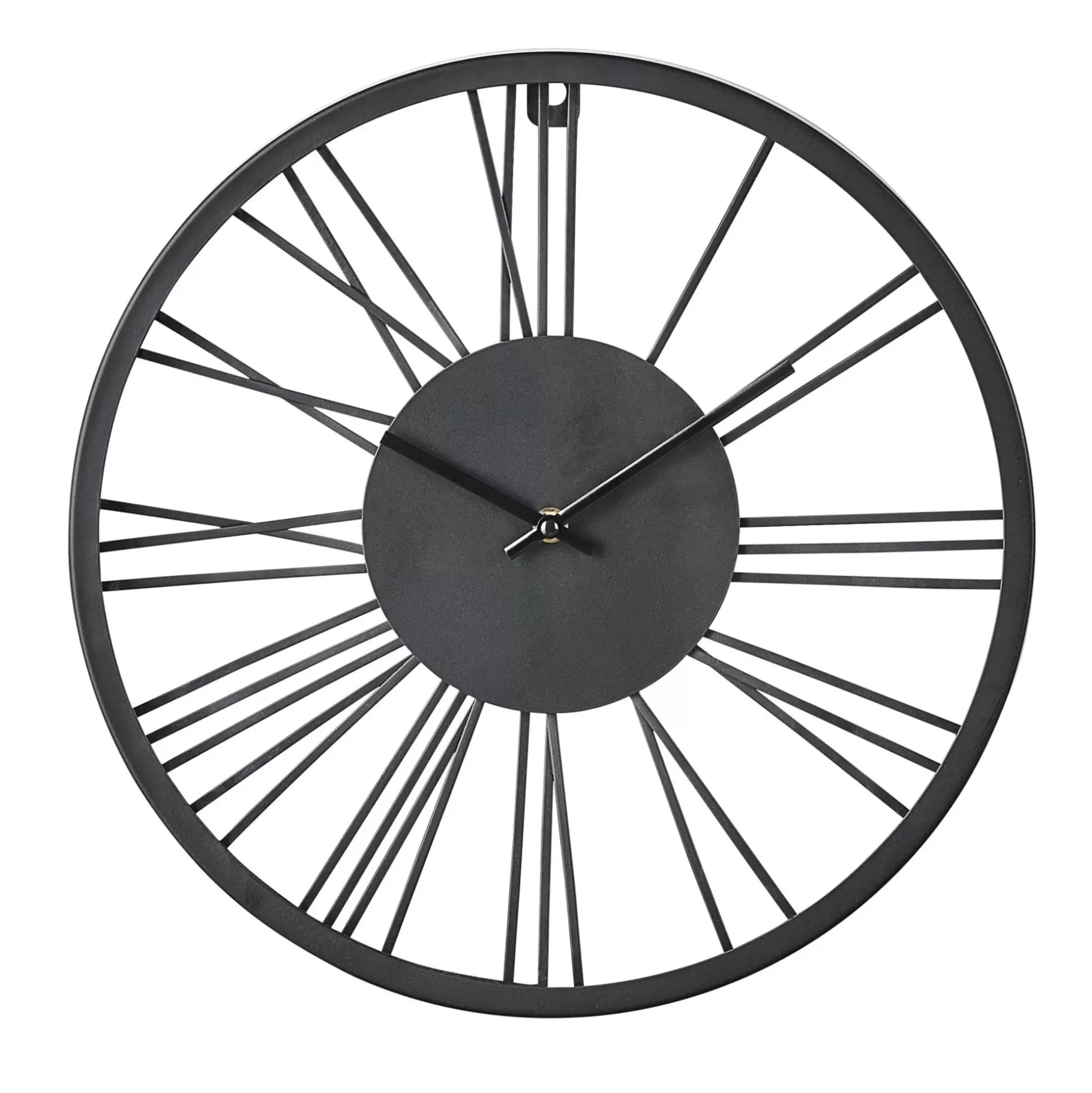 CASA Wheel Reloj De Pared Negro