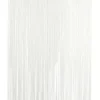 CASA White Cortina De Flecos Blanco