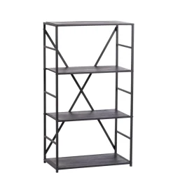 CASA Xavier Estanteria De Pared Negro