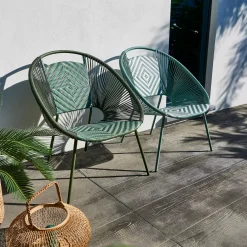 CASA Yuma Silla Lounge Verde