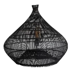 CASA Zalou Lampara De Mesa Negro