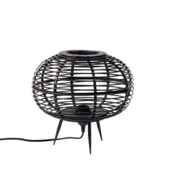 CASA Zanzi Lampara De Mesa E27 Negro