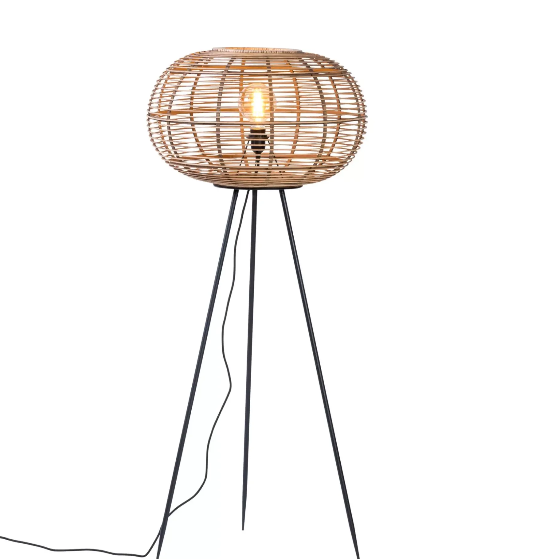 CASA Zanzi Lampara De Pie E27 Natural